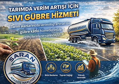 Tarımda Verim Artışı İçin Sıvı Gübre Hizmeti